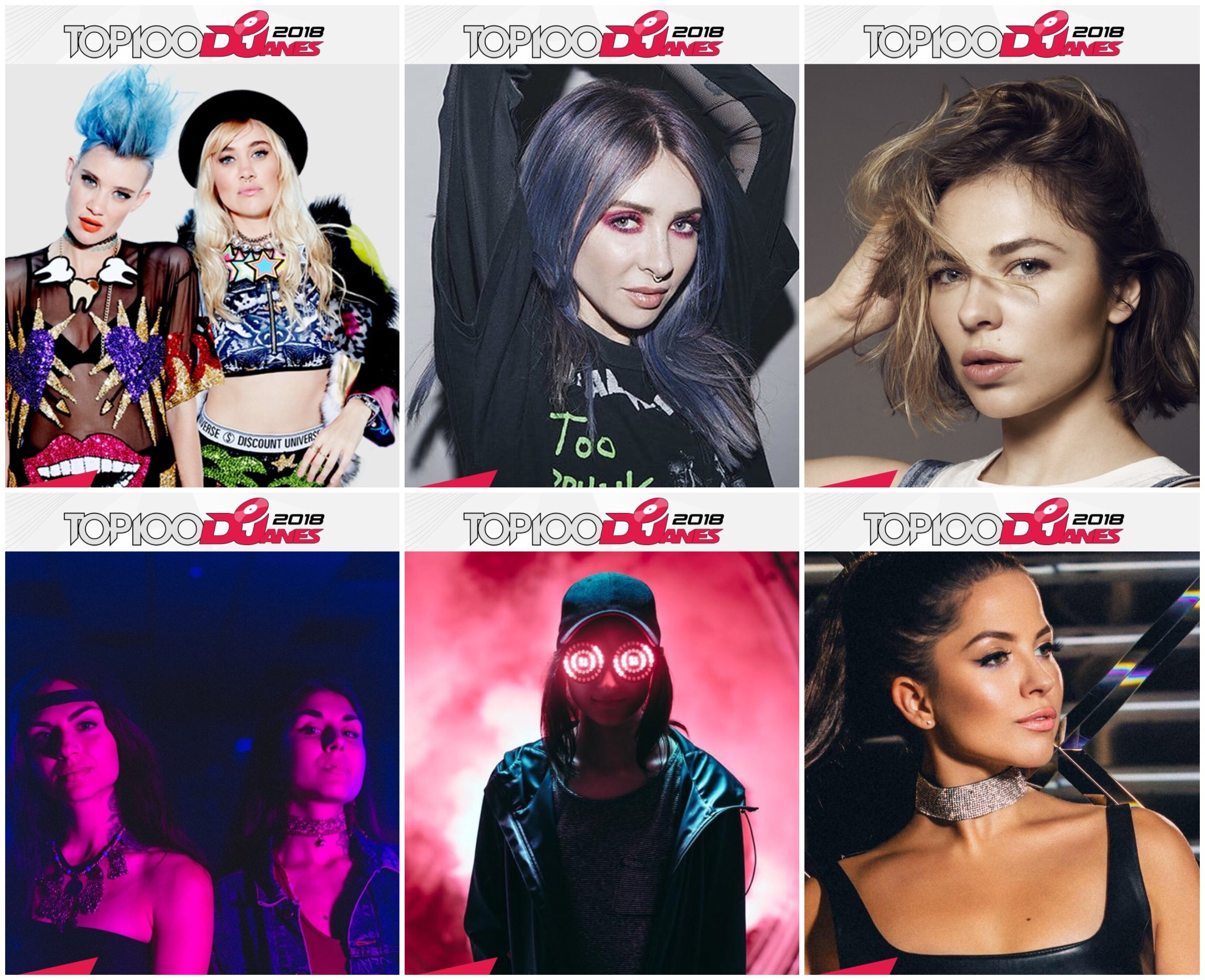 世界の女性DJランキング「Top100DJanes」と日本の女性DJランキング「Top40DJanes」が発表！