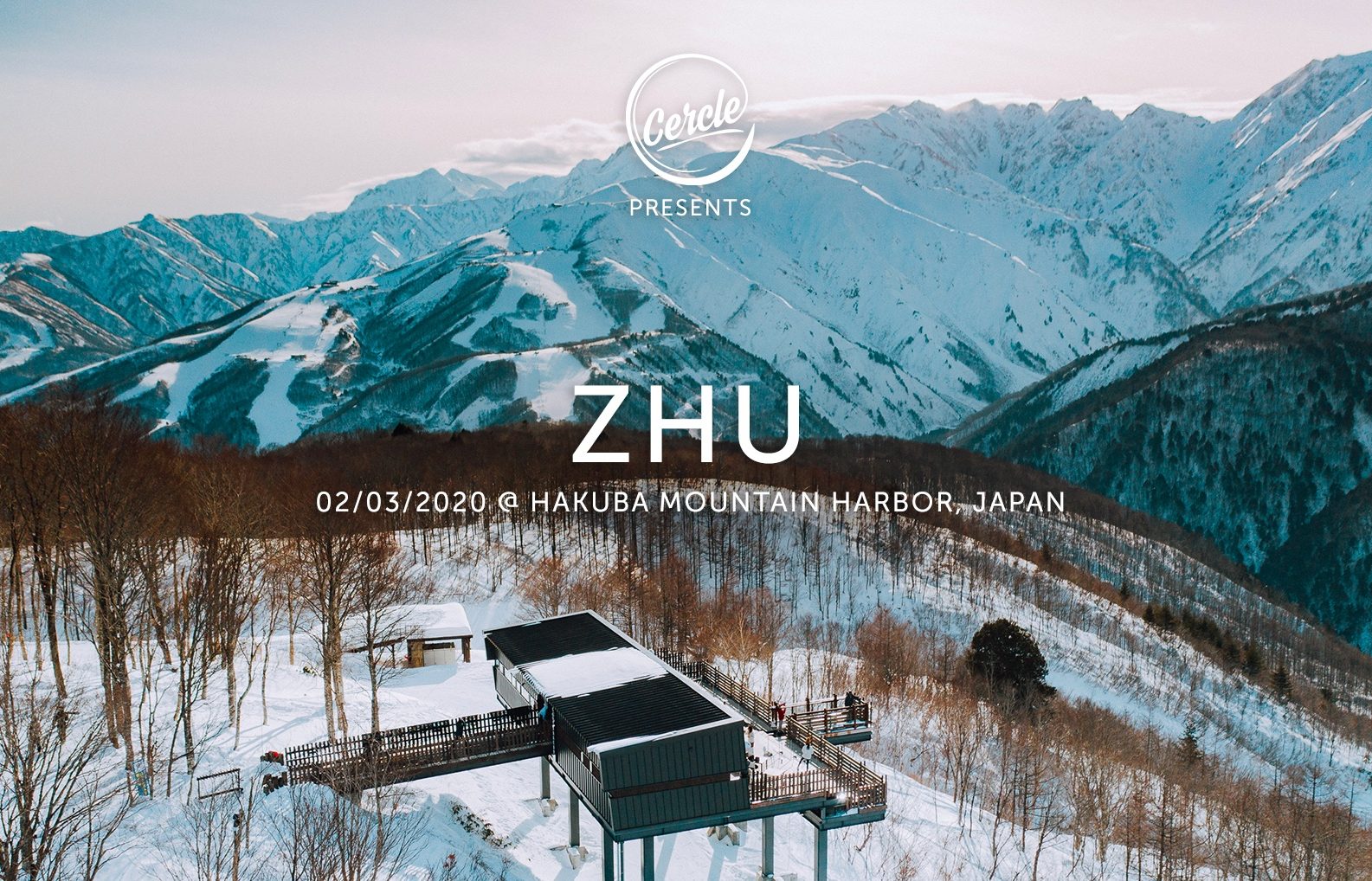 ZHUも出演決定！ライブストリーミングメディア「Cercle」×「Snow Machine」のイベントに登場！